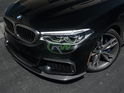 RW Carbon BMW G30 3D Style Carbon Fiber Front Lip Spoiler bmwg30005