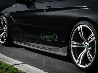 RW Carbon BMW F06 F12 F13 Carbon Fiber Side Skirt Extensions bmwf12015