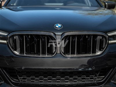 RW Carbon BMW F90 M5 G30 LCI Carbon Fiber Replacement Grille bmwg30031