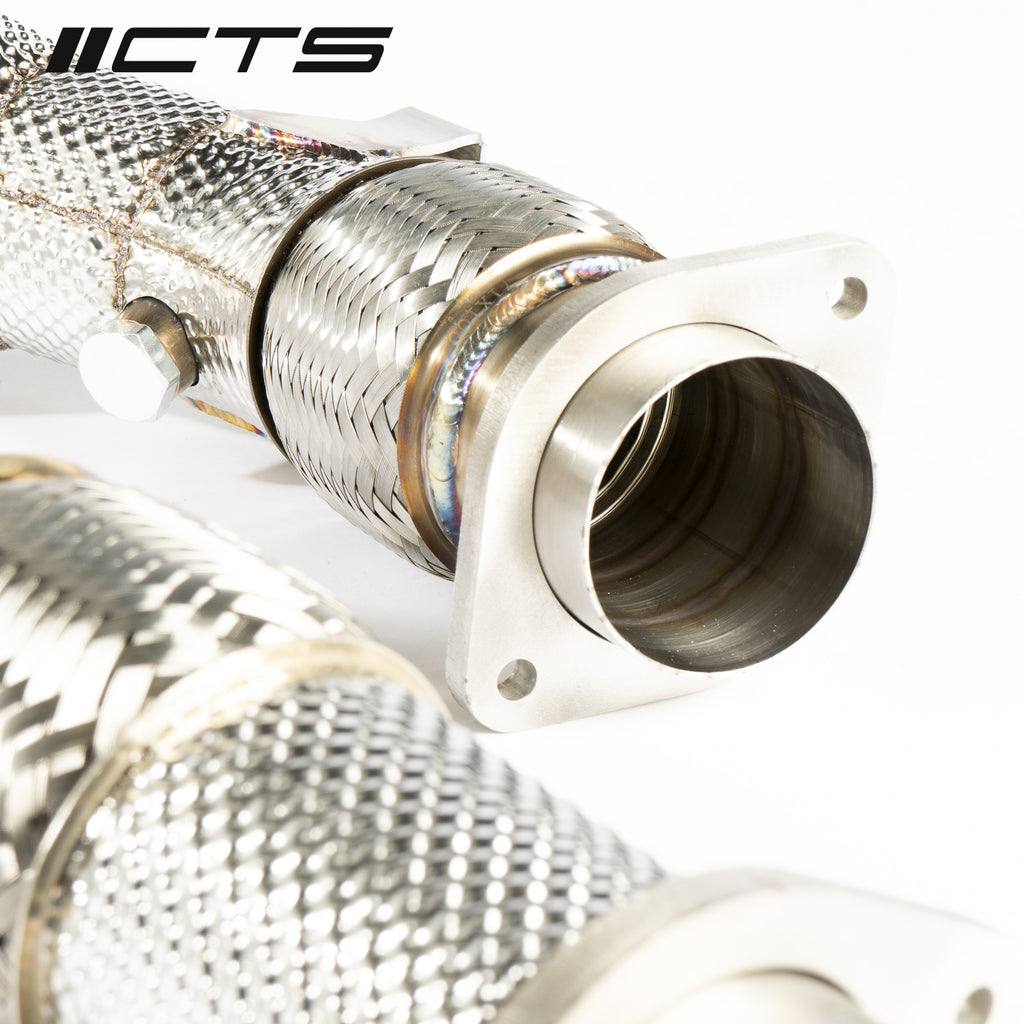 CTS TURBO BMW S58 F97/G01 X3M/X3MC & F98/G02 X4M/X4MC HIGH-FLOW CATS CTS-EXH-DP-0043-CAT