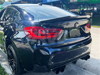 RW Carbon BMW F16/F86 GTX Carbon Fiber Trunk Spoiler bmwf16006