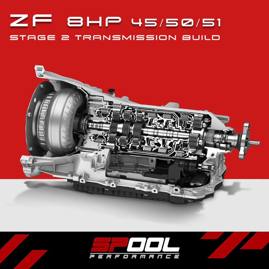 SPOOL PERFORMANCE 8HP45, 8HP50, 8HP51 STAGE 2 UPGRADED TRANSMISSION - BUILD AT SPOOL PERFORMANCE HQ SP-8hp50-BAS