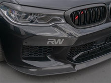 Load image into Gallery viewer, RW Carbon BMW F90 M5 Carbon Fiber Upper Bumper Splitters bmwf90032