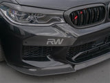 RW Carbon BMW F90 M5 Carbon Fiber Upper Bumper Splitters bmwf90032