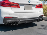 RW Carbon BMW G30 EC Style Carbon Fiber Rear Diffuser bmwg30009