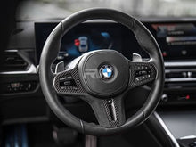 Load image into Gallery viewer, RW Carbon BMW G20 Carbon Fiber Alcantara Steering Wheel Trim bmwg20029