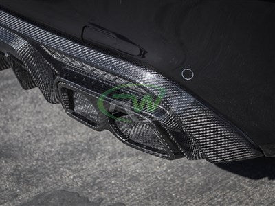 RW Carbon  Mercedes W205 W212 Carbon Fiber Exhaust Tips mercw20533