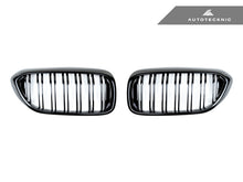 Load image into Gallery viewer, AUTOTECKNIC DUAL-SLATS GLAZING BLACK FRONT GRILLE SET - G30 5-SERIES ATK-BM-0250-DS-GB
