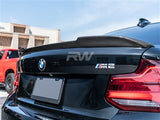 RW Carbon BMW F22 F87 CS Style Carbon Fiber Trunk Spoiler  bmwf22019