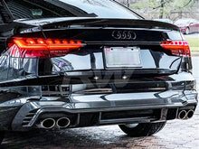 Load image into Gallery viewer, RW Carbon Audi B9 A4 S-Line S4 Carbon Fiber Rear Diffuser audib9a404