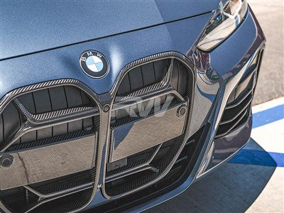 RW Carbon BMW i4 Carbon Fiber CSL Style Grille bmwi4004