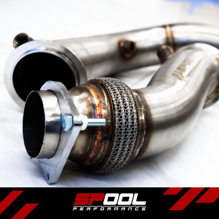 Spool Performance F80/F82/F83/F87 S55 STAINLESS STEEL DOWNPIPE UPGRADE [RACE DOWNPIPES] SP-S55-DP