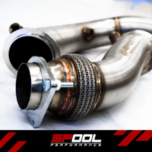 Load image into Gallery viewer, Spool Performance F80/F82/F83/F87 S55 STAINLESS STEEL DOWNPIPE UPGRADE [RACE DOWNPIPES] SP-S55-DP