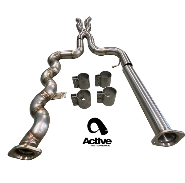 Active Autowerke G80/G82 equal length midpipe w x-pipe 11-114