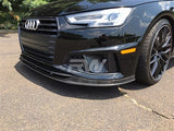 RW Carbon Audi B9 A4 S4 Carbon Fiber Front Lip Spoiler 17-19 audis402