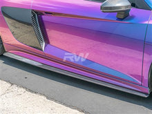 Load image into Gallery viewer, RW Carbon Audi R8 4S Carbon Fiber Side Skirt Extensions audir806