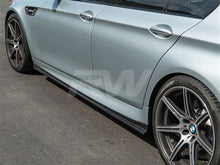 Load image into Gallery viewer, RW Carbon BMW F10 F11 3D Style Carbon Fiber Side Skirt Extensions bmwf10053