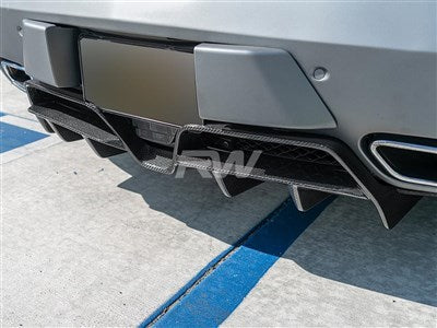 RW Carbon Mercedes SLS Renn Style Carbon Fiber Diffuser mercsls01