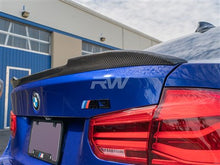 Load image into Gallery viewer, RW Carbon BMW F30 F80 M3 CS Style Carbon Fiber Trunk Spoiler bmwf80003