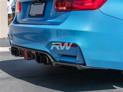 RW Carbon BMW F8x M3 M4 Kholen Style CF Rear Diffuser bmwf8x034