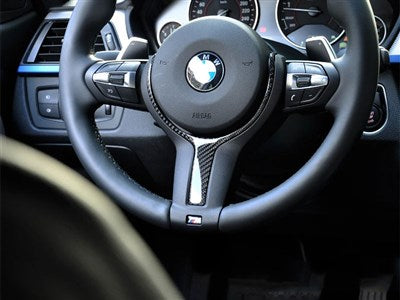 RW Carbon BMW Carbon Fiber Steering Wheel Trim M-Sport bmwf32004