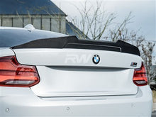 Load image into Gallery viewer, RW Carbon BMW F22/F87 GTX V2 Carbon Fiber Trunk Spoiler bmwf8733