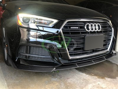 RW Carbon Audi 8v A3 S-Line/S3 Facelift Carbon Fiber Front Lip audi8v006