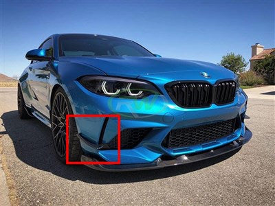 RW Carbon BMW F87 M2 Competition Carbon Fiber Canards bmwf8723