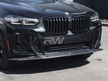 Load image into Gallery viewer, RW Carbon BMW G01 X3 LCI Suvneer Carbon Fiber Front Lip bmwg01017