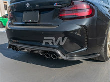 Load image into Gallery viewer, RW Carbon BMW F87 M2 3D Style Carbon Fiber Diffuser bmwf8726