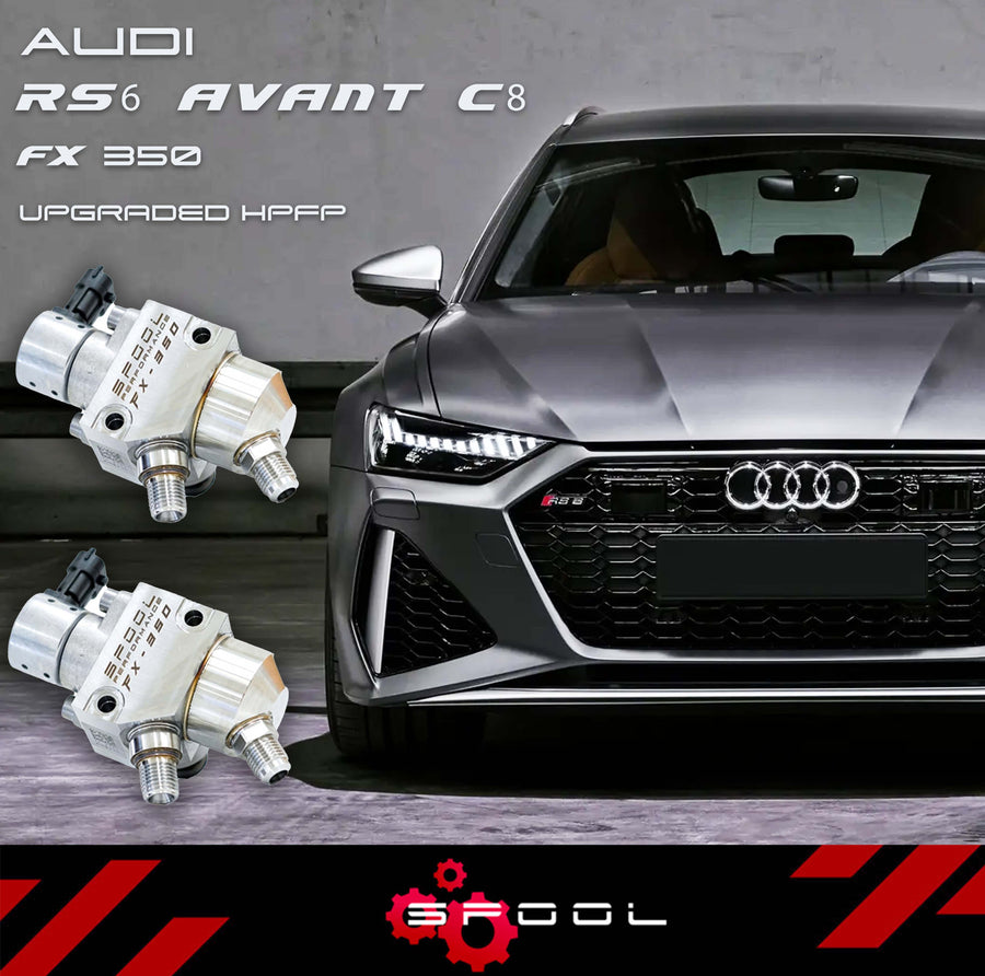 Spool Performance AUDI C8 RS6 AVANT FX350 UPGRADED HIGH PRESSURE FUEL PUMPS SP-EA825RS6