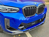 RW Carbon BMW F97 X3M F98 X4M LCI RWS Carbon Fiber Front Lip bmwf9709