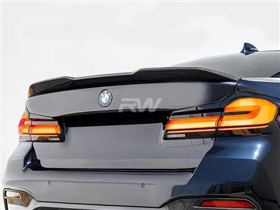 RW Carbon  BMW G30 F90 Performance Style CF Trunk Spoiler bmwf9005