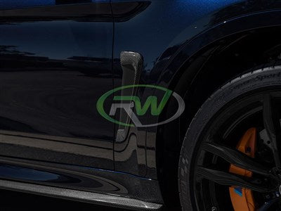 RW Carbon BMW F86 X6M Carbon Fiber Fender Trims bmwf15009