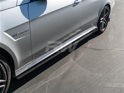 RW Carbon Mercedes W212 E63 14+ CF Side Skirt Extensions mercw21220