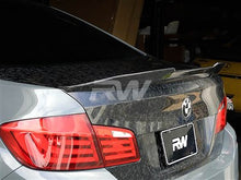 Load image into Gallery viewer, RW Carbon BMW F10 GTX Forged Carbon Trunk Spoiler bmwf1001