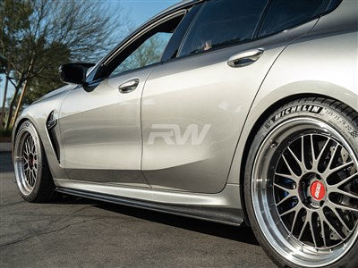 RW Carbon BMW G16/F93 M8 Gran Coupe CF Side Skirt Extensions  bmwf9203