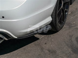 RW Carbon Mercedes W204 FL CF Rear Bumper Splitters mercw20446