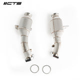 CTS TURBO HIGH-FLOW CAT SET FOR MERCEDES BENZ C43 C400 C450 E43 E400 E450 GLC43 WITH M276 ENGINE CTS-EXH-DP-0052-CAT