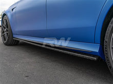 Load image into Gallery viewer, RW Carbon Mercedes W213 E63S Forged Carbon Side Skirt Extensions mercw21312