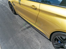 Load image into Gallery viewer, RW Carbon BMW F82 F83 M4 CF Side Skirt Extensions bmwf82m405