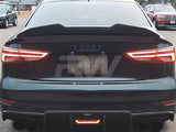 RW Carbon Audi 8V A3/S3/RS3 Carbon Fiber GTX Trunk Spoiler audi8v010