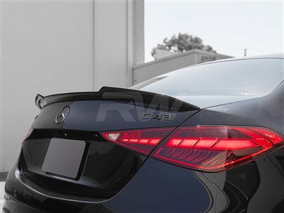 RW Carbon Mercedes W206 XR Style Carbon Fiber Trunk Spoiler mercw20602