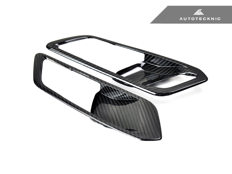 AUTOTECKNIC DRY CARBON INTERIOR DOOR HANDLE TRIM SET - G80 M3 ATK-BM-0357-G80