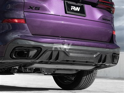 RW Carbon BMW G05 X5 Performance Style CF Rear Diffuser bmwg05008