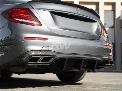 RW Carbon Mercedes W213 E63S Carbon Fiber Rear Diffuser mercw21310