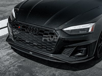 RW Carbon Audi A5 S-Line S5 Carbon Fiber Front Lip Spoiler audib9a503