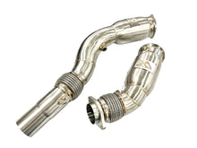Load image into Gallery viewer, MAD BMW S55 Resonated Downpipes M2C M3 M4 W/ Flex Section Mad-2072
