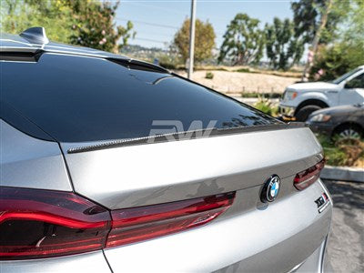 RW Carbon BMW G06 X6 F96 X6M M Style Carbon Fiber Trunk Spoiler bmwg06003