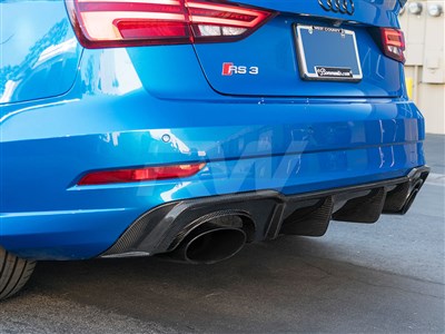 RW Carbon Audi 8V RS3 Carbon Fiber Rear Diffuser audirs304